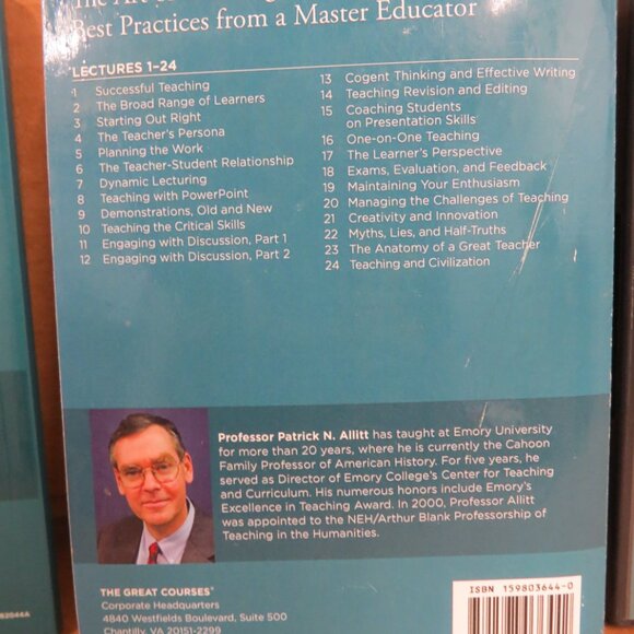 The Great Courses The Art of Teaching Master Educator Guidebook DVD & Transcript - Picture 6 of 16